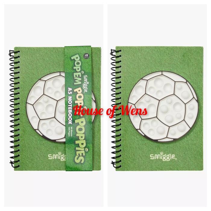 

Notebook Smiggle Popem Popit Poppies A5 Notebook Original - Buku Catatan