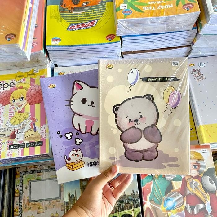 

Paper Pack Buku Tulis Boxy 42 Lembar Polos Isi 10Pcs Kiky