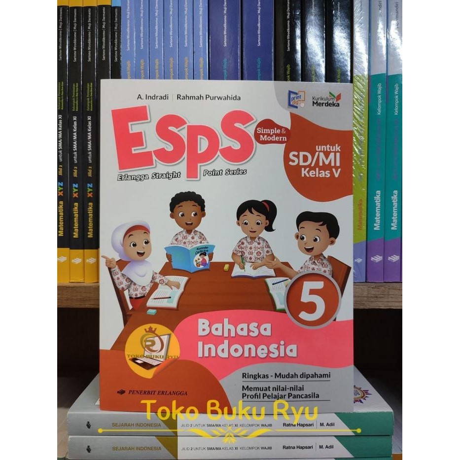 

Ready Buku ESPS Bahasa Indonesia Kelas 5 SD Kurikulum Merdeka Erlangga