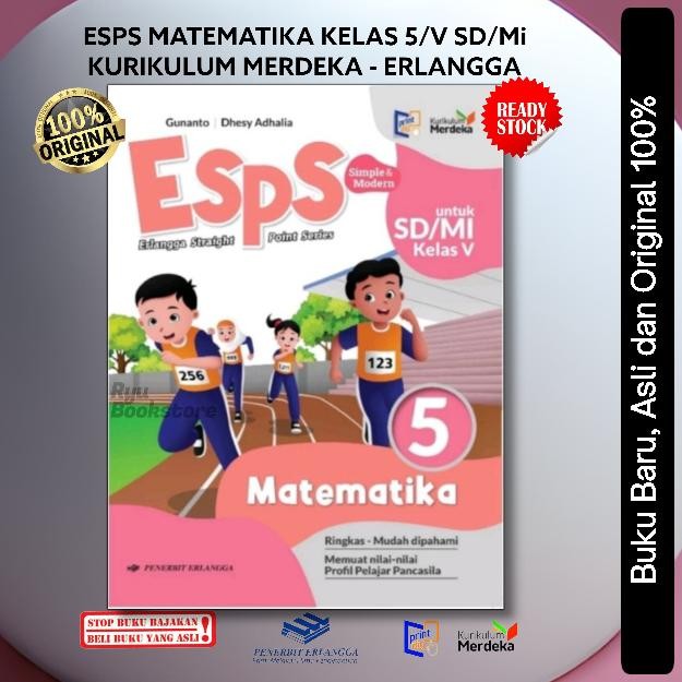 

Ready Original ESPS Matematika Kls.5/V SD/Mi Merdeka Erlangga