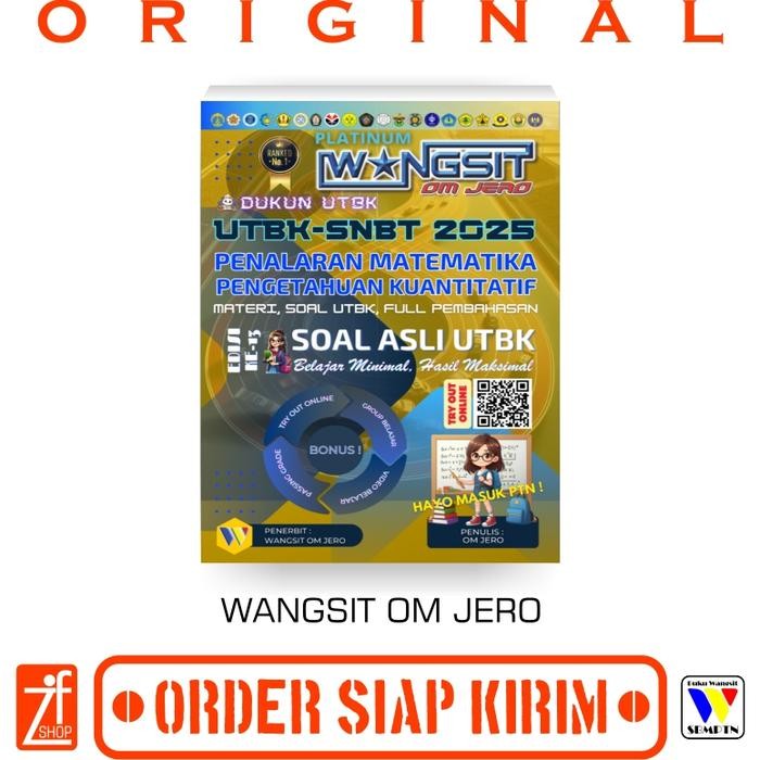 

Ready Buku Wangsit 2025 / Buku Wangsit UTBK SNBT PENALARAN MATEMATIKA & PENGETAHUAN KUANTITATIF TPS