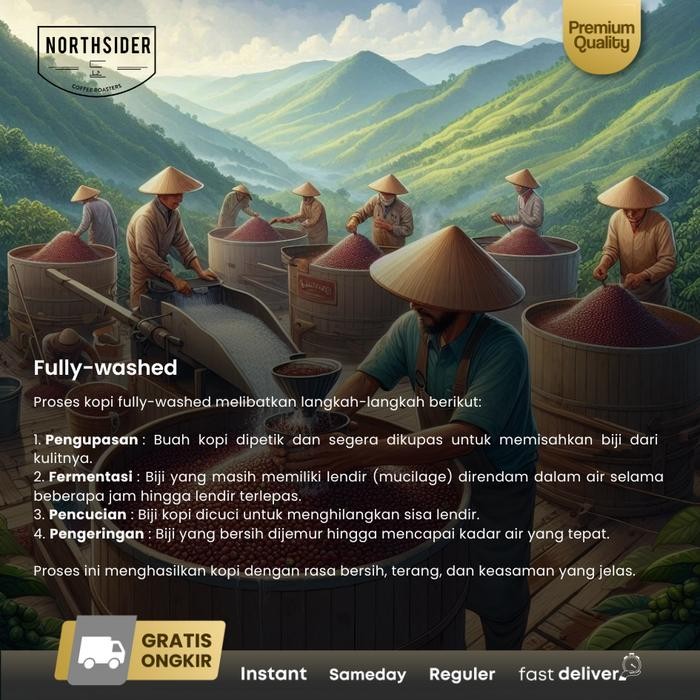 

NORTHSIDER KOPI ARABIKA COLOMBIA SUPREMO FULLY-WASHED COFFEE