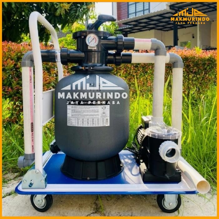 Terlaris Paket Pompa Vacum Kolam Renang Portable Troli Mesin Pompa Kolam Renang