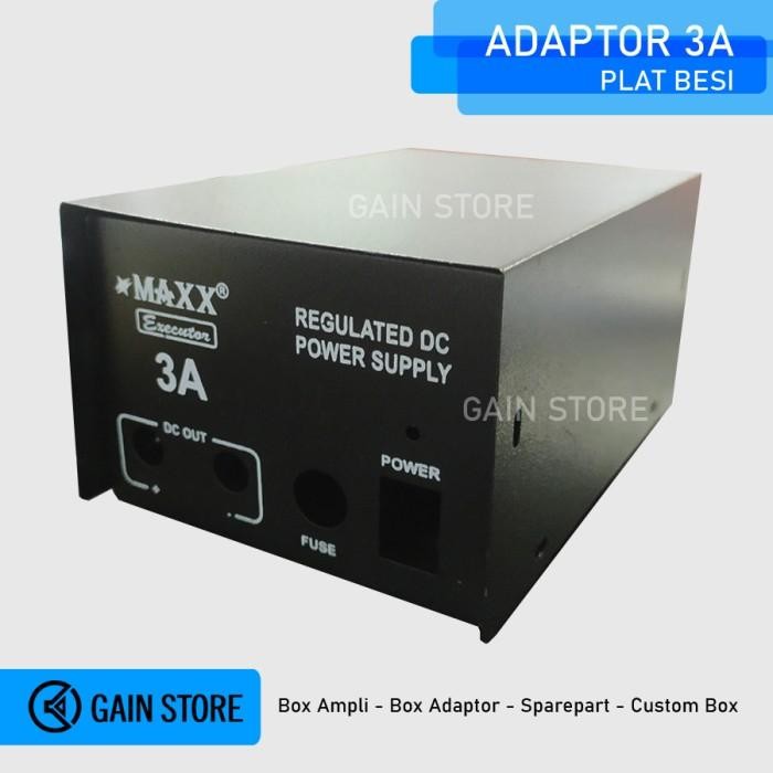 (Expert) ADAPTOR BOX 3A amper ampere besi