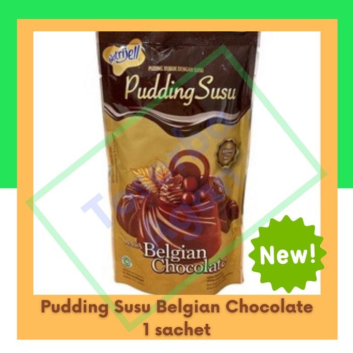 

FREShBgt- Pudding Susu Nutrijell - Rasa Belgian Chocolate Coklat 130 gram BARU