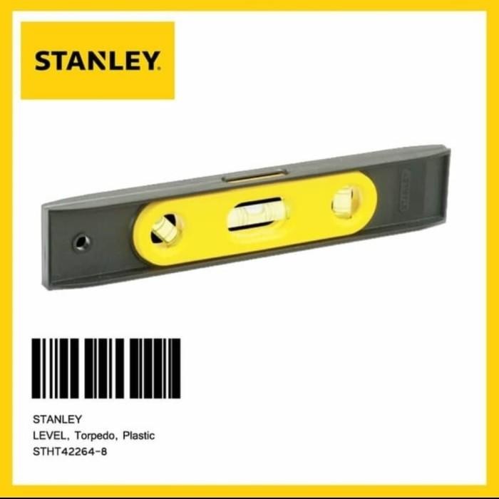 [Allthebest] Stanley Waterpas Waterpass 9" Plastic Magnetic Torpedo Level