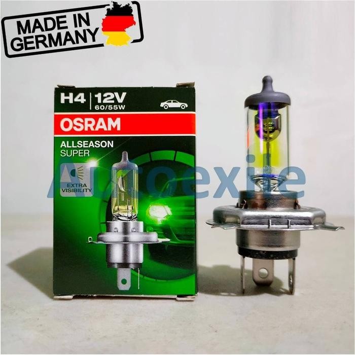 [Allthebest] Osram All Season Super H4 ALS Made in Germany Lampu Mobil Allseason