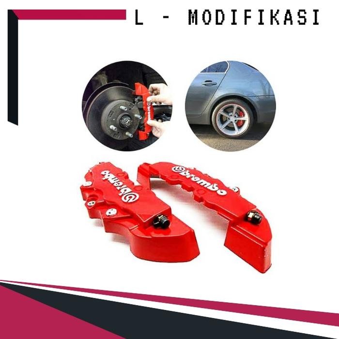 [Allthebest] Cover Disk Brake Mobil Universal - Cover Rem Brembo Size M - S