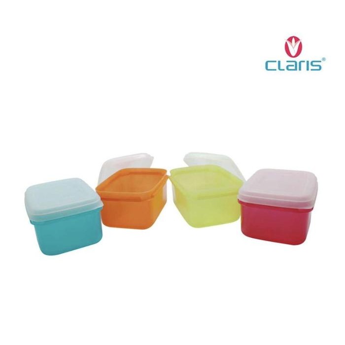 Claris Bio Sense Storer Lunch Box Kotak Penyimpanan Makan Plastik Eat