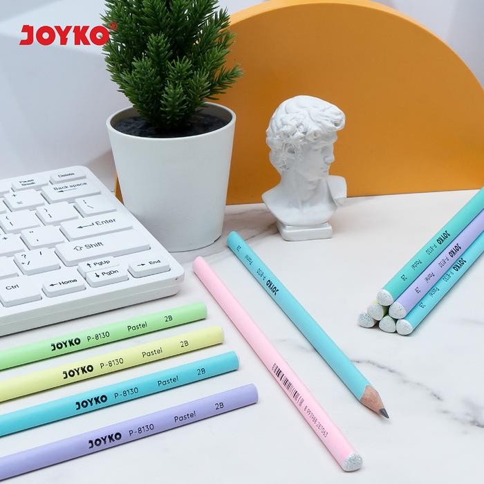 

JOYKO PENCIL 2B PASTEL PENSIL KAYU JOYKO 2B KOMPUTER UJIAN P-8130 DRUM [36PCS]
