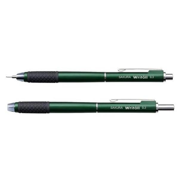 

Sakura Writoll Mechanical Pencil Double Knock Mechanism 0.3mm 0.5mm Pensil Mekanik Retractable