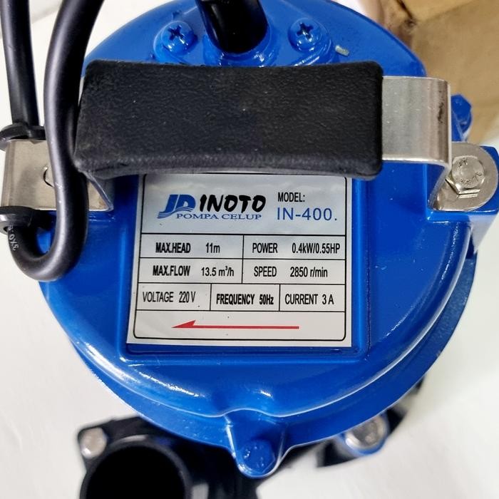 Pompa Celup Air Keruh Kotor INOTO IN-400 Submersible Pump