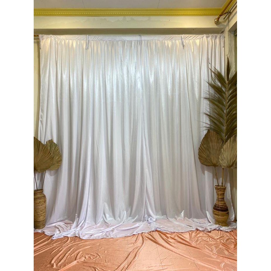 (JAHIT RAMPEL) KAIN DEKOR UKURAN 3x3, BACKDROP TUNANGAN, DEKORASI LAMARAN, BACKDROP FOTO