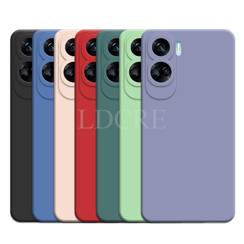 For Honor 90 Lite Case Liquid Silicone Coque Cover For Honor 90 Lite Cover Tpu Rubber Protective