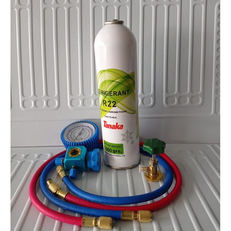 PAKET ISI FREON AC R22 / AC RUMAHAN FREON KALENG R22