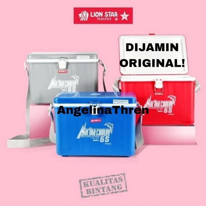 MARINA COOLER BOX 6S - BOX MANCING LION STAR - BOX PENDINGIN ES Kode 442