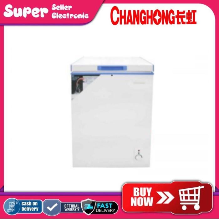 Jual chest freezer changhong CBD105//CBD 105 promo 100L Kode 1171