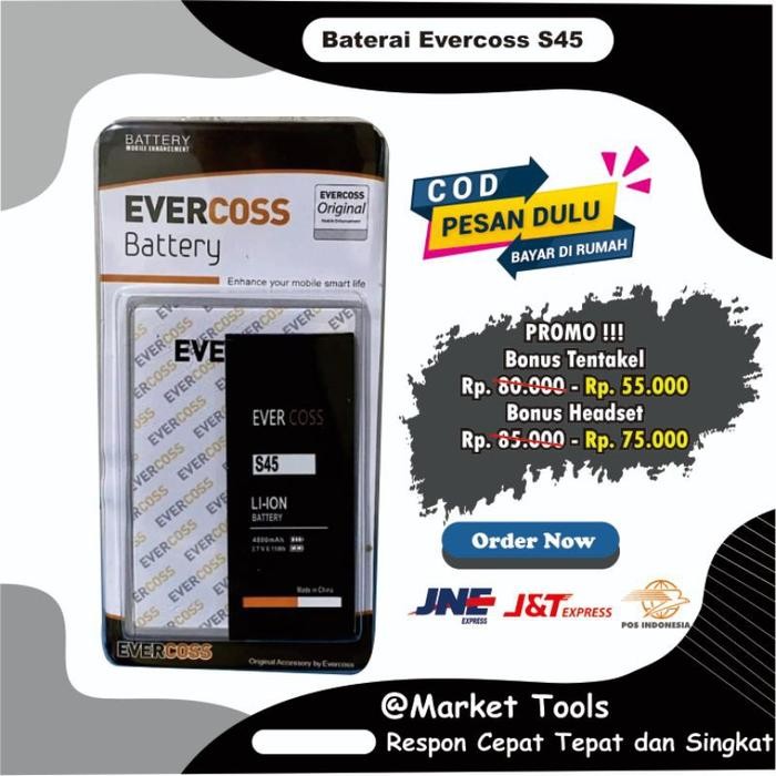 (Allthebest) BATERAI EVERCOSS S45 ORI 2 IC 4800mAh