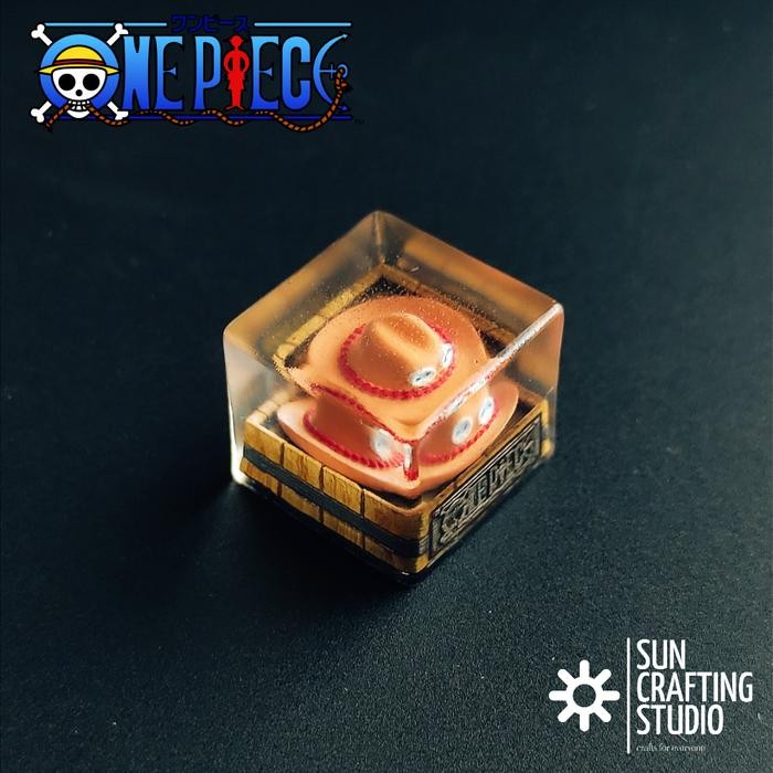 [Allthebest] Artisan Keycap One Piece Custom Keycaps Anime Topi Ace