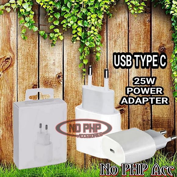 ADAPTOR / KEPALA CHARGER USB-C 25W - ADAPTOR-25W