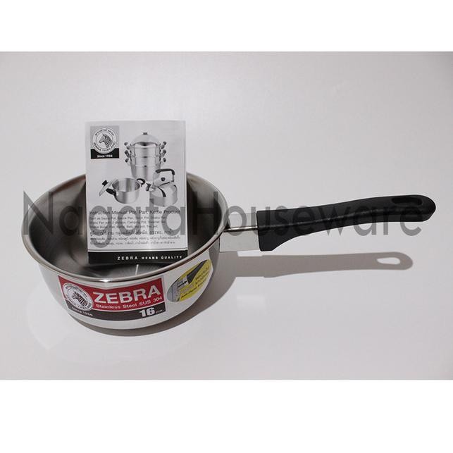 Panci Saus Stainless Steel / Sauce Pan Zebra 166307 Baru Original Asli