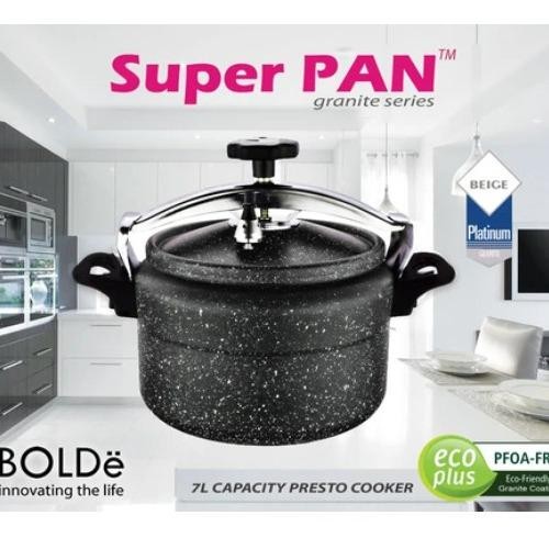 BOLDE Presto Cooker 7L Granite Black