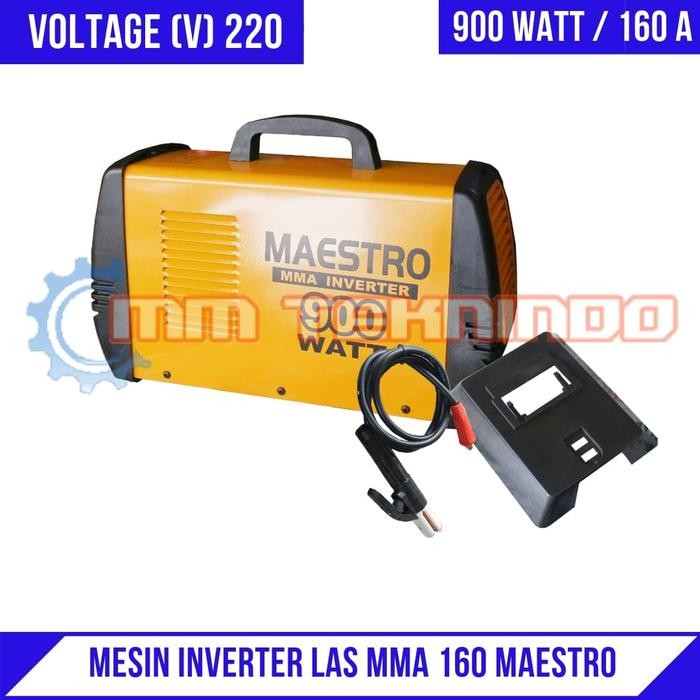Termurah Maestro - Mesin Las Inverter Mma 160 Ampere - 900 Watt