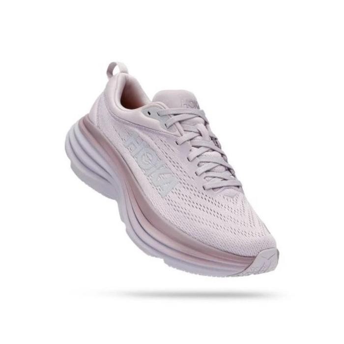 HOKA ONE ONE BONDI 8 WOMENS LILAC MARBLE / ELDERBERRY