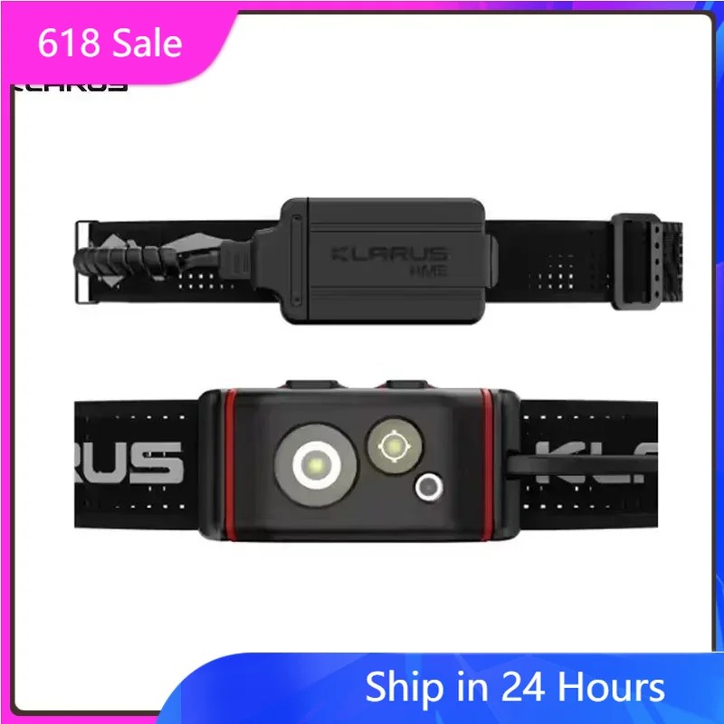 IMPORT Klarus HM5 800Lumens Lightweight High Output Triple-Light Headlamp Replaceable Headband