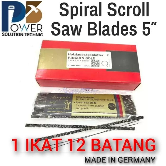 New Mata Gergaji Spiral Ukir Scroll