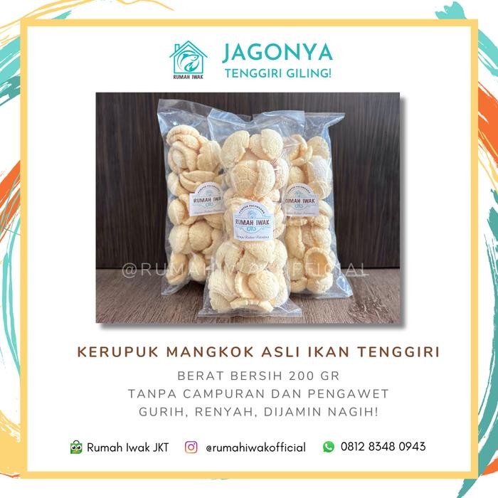 

New Kerupuk Mangkok Pecah Seribu Ikan Tenggiri Asli Palembang