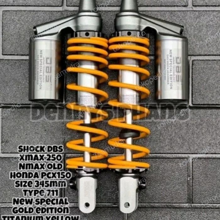 Shock Dbs 711 Premium 310/345Mm G-Series Cnc Motor Aerox,Nmax,Xmax