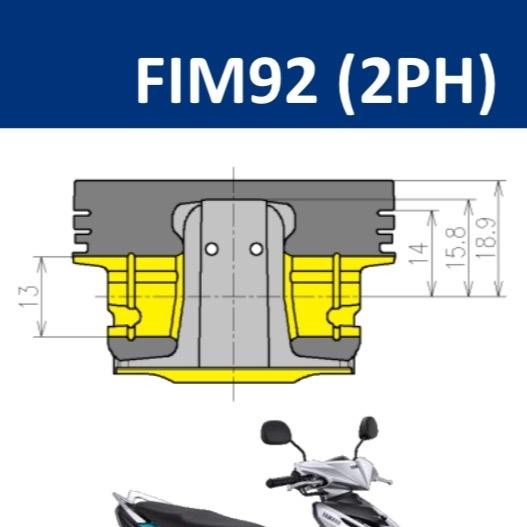Piston Fim Yamaha Mio M3 Mio S Mio Z Mio Soul Gt Fino 125 X Ride 125 Fim92 Fim 92