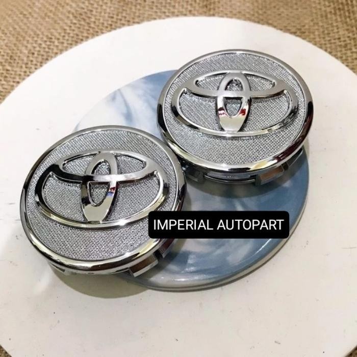PREMIUM Dop Roda Tengah Tutup Dop Velg Toyota Yaris Altis Vios 58MM 5,8CM ORI