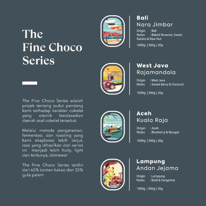 

PREMIUM Bubuk Coklat Dillco Single Estate Chocolate Powder Fine Choco Series Specialty Chocolate