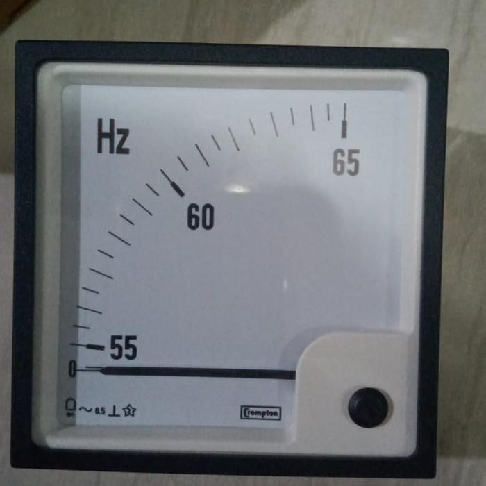Frequency meter / Hz meter analog CROMPTON 380v