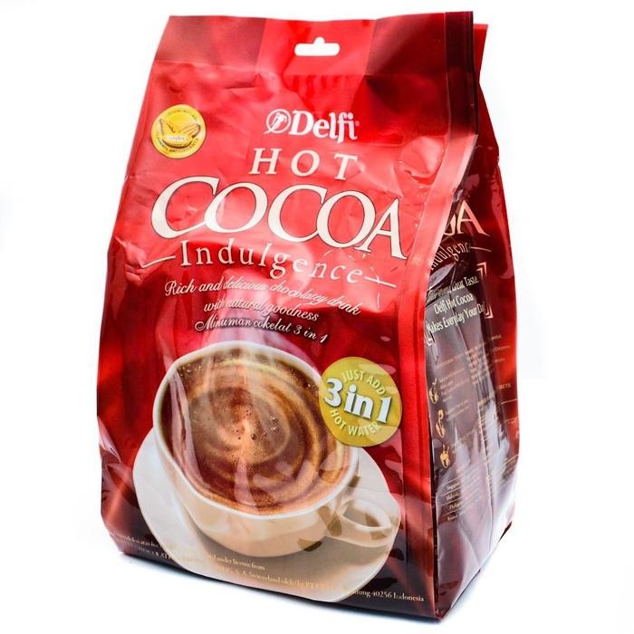 

PREMIUM delfi hot cocoa indulgence 500gr - minuman coklat bubuk delfi