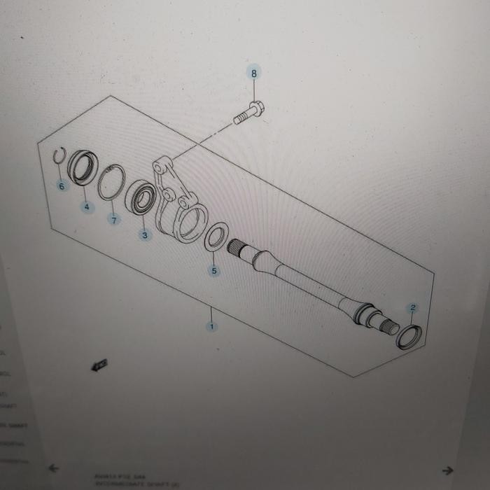As Shaft Intermediate Ertiga Matic Original Asli Sgp