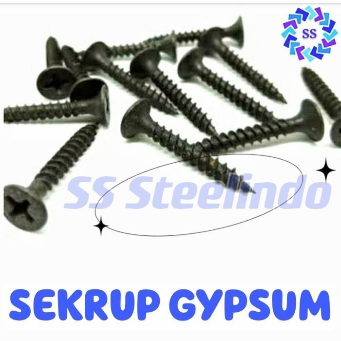 SEKRUP GYPSUM 3 4 5 7 CM HITAM