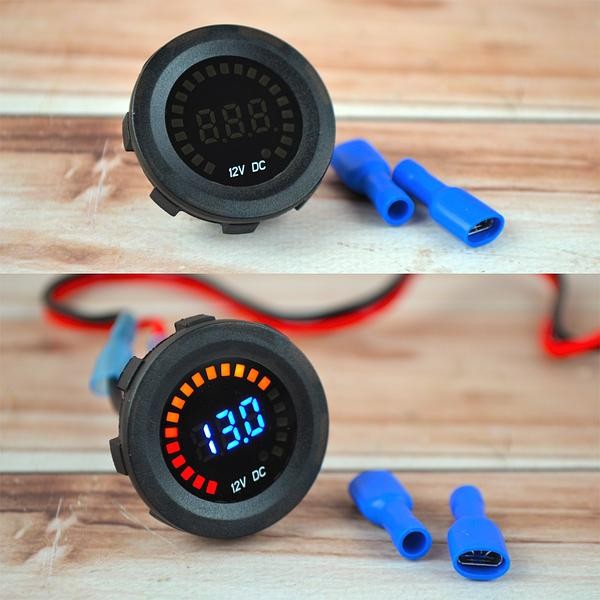 Voltmeter Digital Motor Mobil Display LED Volt Meter Gauge DC 12 Volt
