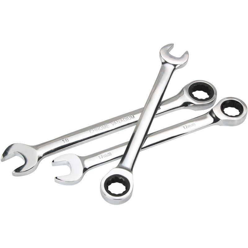 Chrome vanadium ring gear ratchet wrench reversible 6-8-10-12-13-14-17-18-19-21-22-24-30-32mm ratche