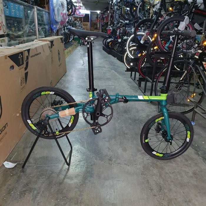 Sepeda Lipat 16 Inch Rubick Gas Sensah 10 Speed Hydrolic Gratis Ongkir