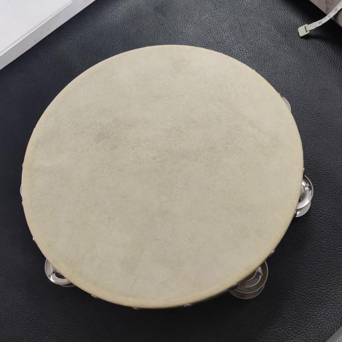 TAMBORIN 8 INCH 10 INCH KULIT DOUBLE KECREKAN TAMBOURINE TAMBORINE HARRIER