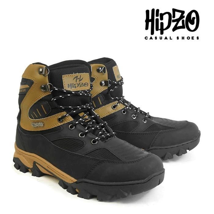 (Allthebest) HIPZO Sepatu Hiking M072 Boots Untuk Pria Size Jumbo Mendaki Outdoor