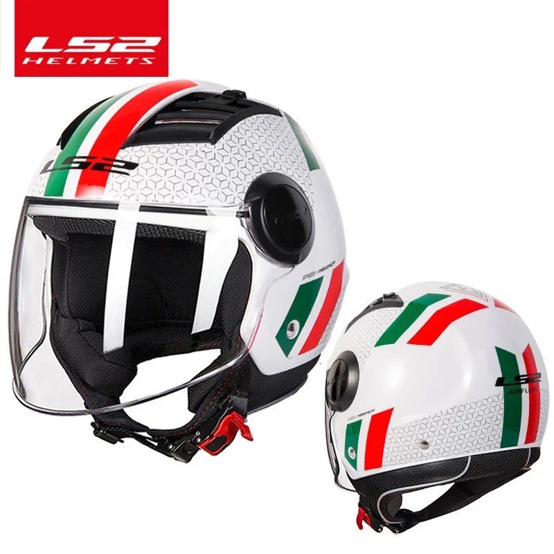 Ls2 Motorcycle Helmets Open Face Helmet For Man Women 3/4 Half Face Electric Motorbike Helmet Motor