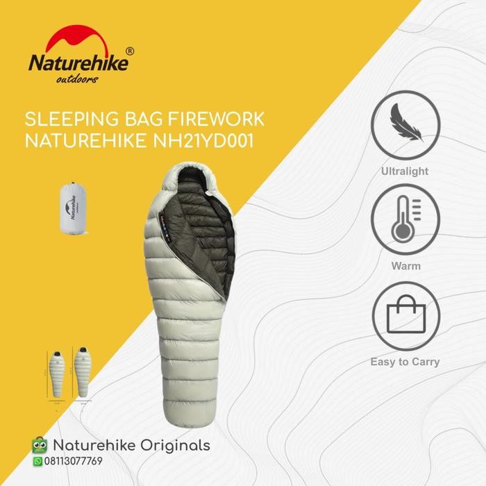 SLEE BAG FIREWORK DOWN BULU ANGSA NATUREHIKE NH21YD001 ULTRALIGHT