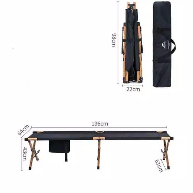 FOLDING BED NATUREHIKE NH19X003-C