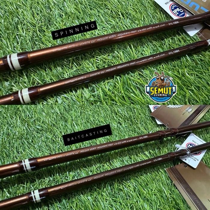 TERLARIS FENWICK LUNKER STIK SPINNING & BAITCASTING ROD READY