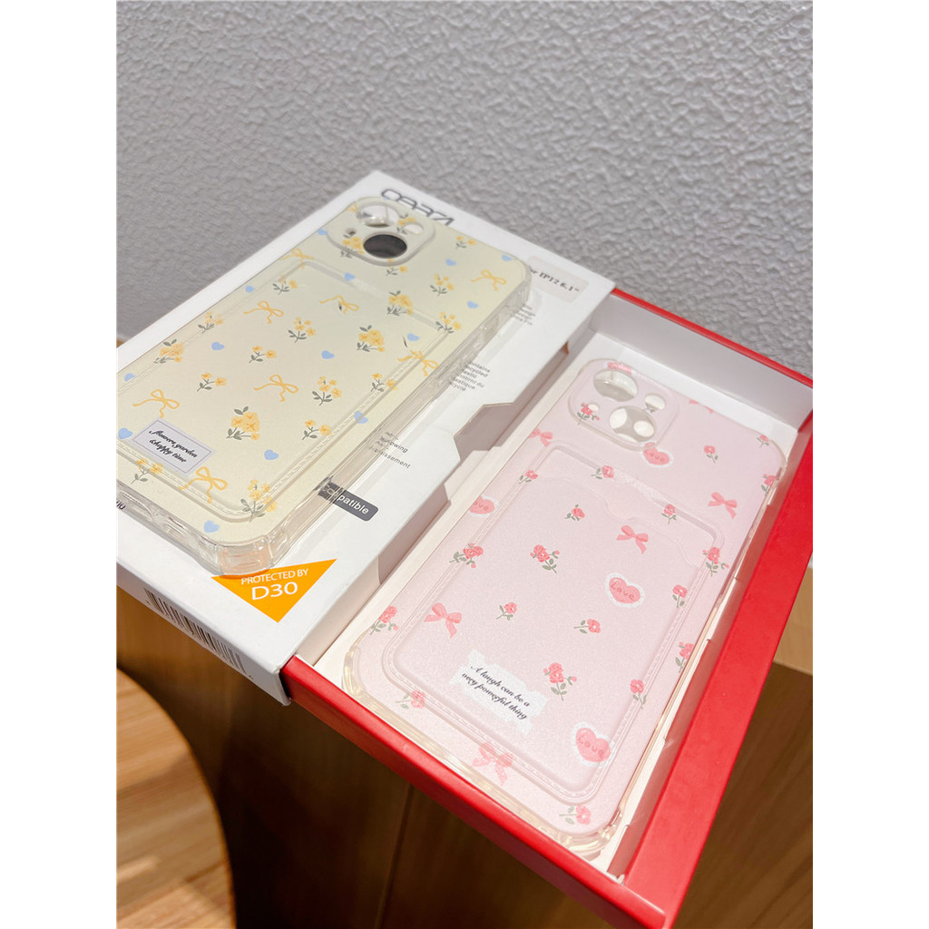 Bunga Kuning Tali Pink Gaya Manis Case Hp Oppo Reno 13 5G Reno 13F 8Z 8T Reno 5F Reno 13F Reno 11F R