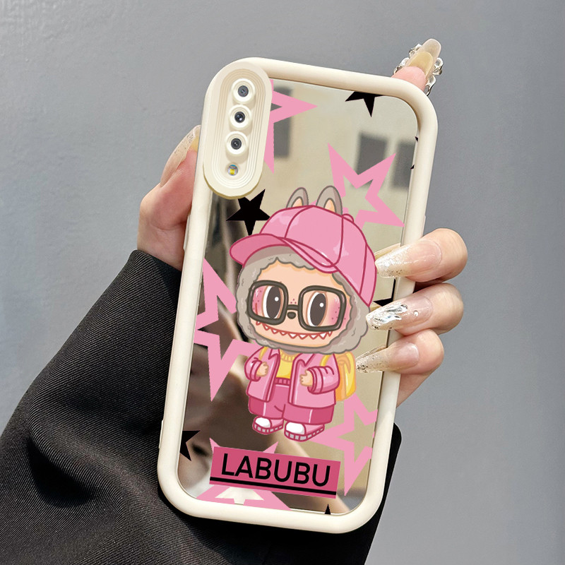 Casing Hp Samsung Galaxy A7 2018 Case cermin Softcase pelindung Cesing silikon Kesing Ikon Boneka po